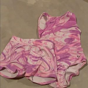 Justice Active Leotard and Shorts